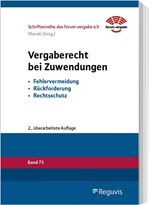 Vergaberecht bei Zuwendungen - Thomas Jedlischka ; Martin Jansen ; Desiree Jung ; Julia Lipinsky - 9783846215975