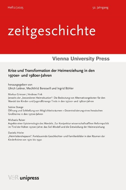 Krise und Transformation der Heimerziehung in den 1970er- und 1980er-Jahren, Ulrich Leitner ; Mechthild Bereswill ; Ingrid Böhler - Paperback - 9783847118480