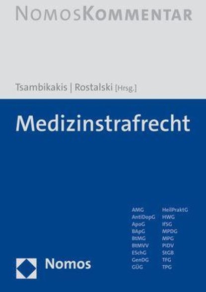 Medizinstrafrecht, Michael Tsambikakis ; Frauke Rostalski - Gebonden - 9783848743995