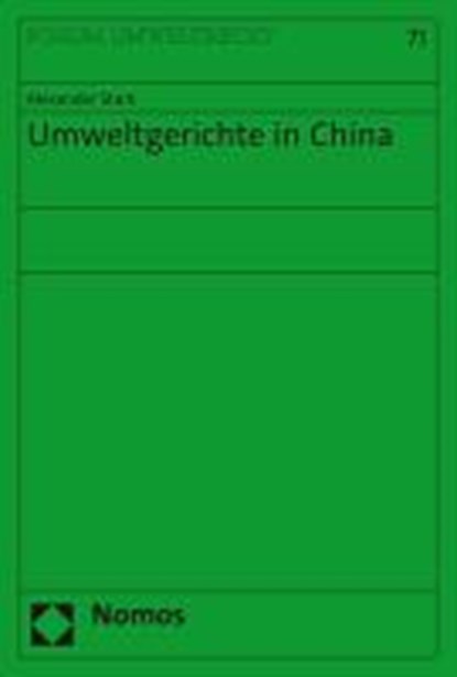 Umweltgerichte in China, STARK,  Alexander - Paperback - 9783848744459
