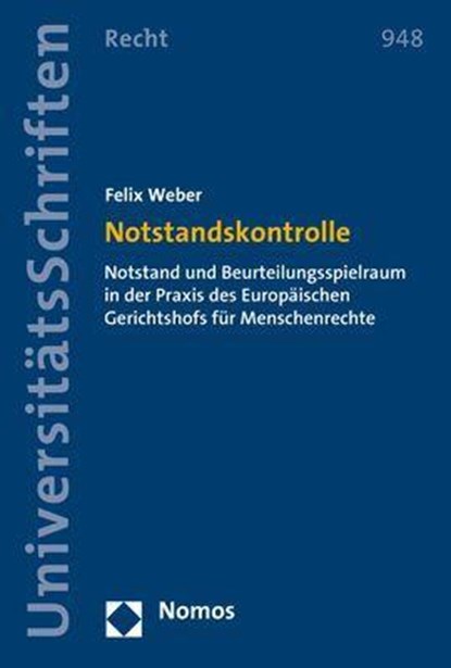 Notstandskontrolle, Felix Weber - Paperback - 9783848753611
