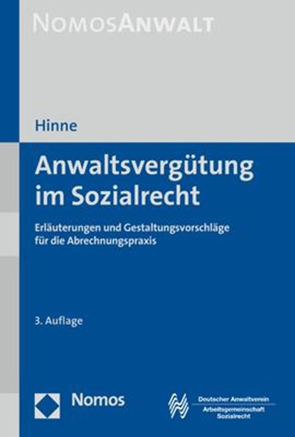 Anwaltsvergütung im Sozialrecht, Dirk Hinne - Paperback - 9783848760923