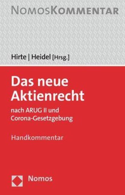 Das neue Aktienrecht, Heribert Hirte ; Thomas Heidel - Paperback - 9783848765546