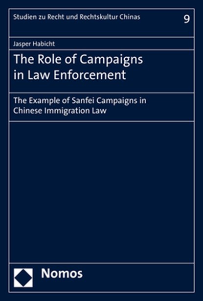 The Role of Campaigns in Law Enforcement: The Example of Sanfei Campaigns in Chinese Immigration Law, Jasper Habicht - Paperback - 9783848766703