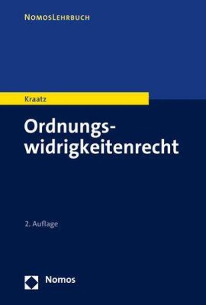 Ordnungswidrigkeitenrecht, Erik Kraatz - Paperback - 9783848774326