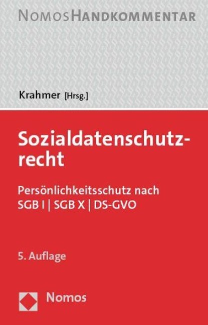 Sozialdatenschutzrecht, Utz Krahmer - Gebonden - 9783848774609
