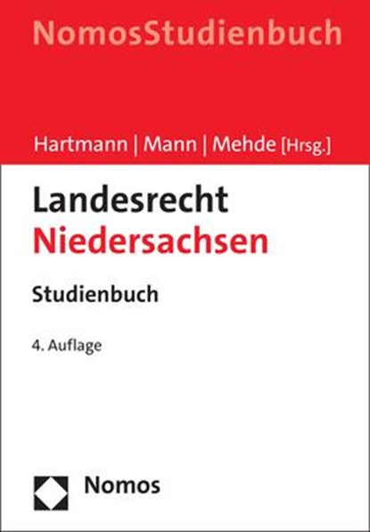 Landesrecht Niedersachsen, Bernd J. Hartmann ; Thomas Mann ; Veith Mehde - Paperback - 9783848786640