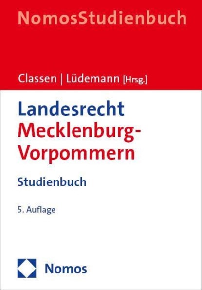 Landesrecht Mecklenburg-Vorpommern, Claus Dieter Classen ; Jörn Lüdemann - Paperback - 9783848788644