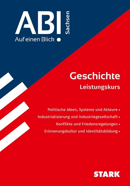 STARK Abi - auf einen Blick! Geschichte Sachsen, niet bekend - Paperback - 9783849049225