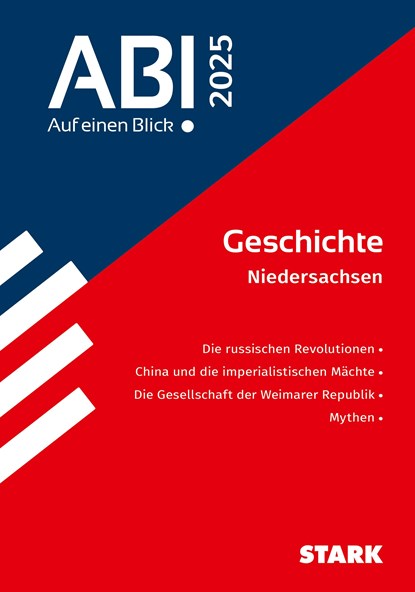 STARK Abi - auf einen Blick! Geschichte Niedersachsen 2025, niet bekend - Paperback - 9783849059835