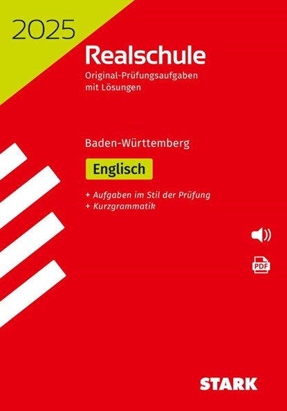 STARK Original-Prüfungen Realschule 2025 - Englisch - BaWü, niet bekend - Paperback - 9783849061289