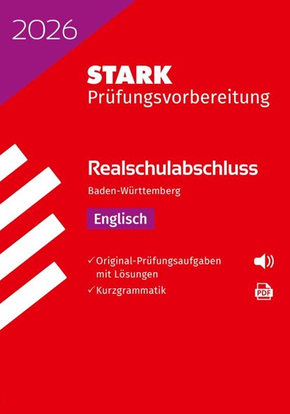STARK Englisch - Realschulabschluss 2026 BW - Prüfungsvorbereitung, niet bekend - Paperback - 9783849063764