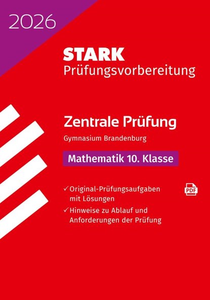 STARK Mathematik 10. Klasse - Zentrale Prüfung Gymnasium 2026 Brandenburg - Prüfungsvorbereitung, niet bekend - Paperback - 9783849064334