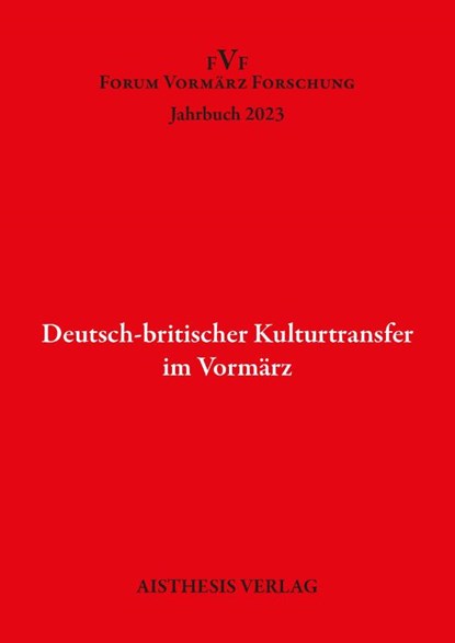 Deutsch-britischer Kulturtransfer im Vormärz, Andrew Cusack - Paperback - 9783849819590