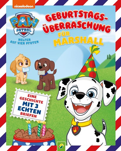 PAW Patrol Briefe-Geschichtenbuch: Geburtstagsüberraschung für Marshall, Oliver Bieber - Gebonden - 9783849932732