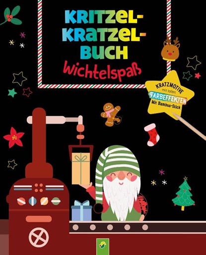 Kritzel-Kratzel-Buch Wichtelspaß, Schwager & Steinlein Verlag - Paperback - 9783849947828