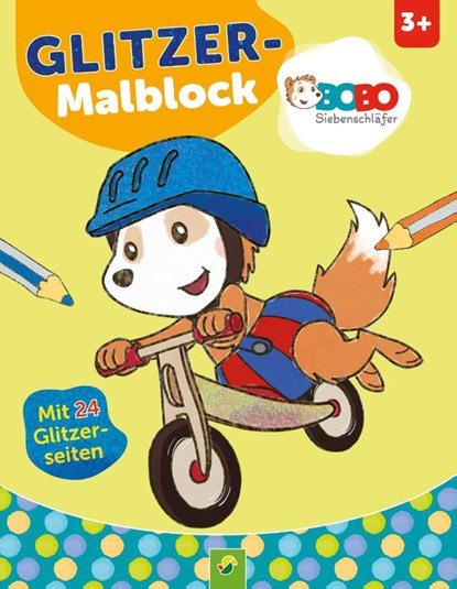 Bobo Siebenschläfer Glitzer-Malblock, Schwager & Steinlein Verlag - Paperback - 9783849947880