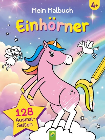 Mein Malbuch Einhörner, Schwager & Steinlein Verlag - Paperback - 9783849947927