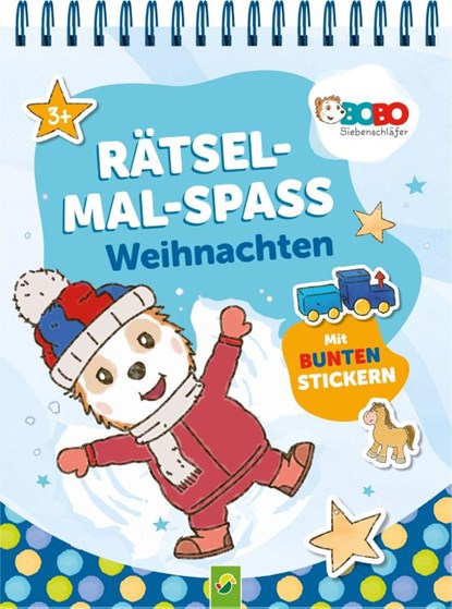 Bobo Siebenschläfer Rätsel-Mal-Spaß Weihnachten. Für Kinder ab 3 Jahren, Schwager & Steinlein Verlag - Paperback - 9783849947972