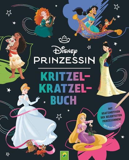 Disney Prinzessin Kritzel-Kratzel-Buch, Schwager & Steinlein Verlag - Paperback - 9783849948641
