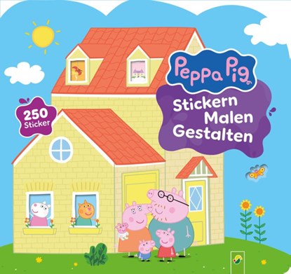 Peppa Pig Stickern Malen Gestalten, Schwager & Steinlein Verlag - Paperback - 9783849948856
