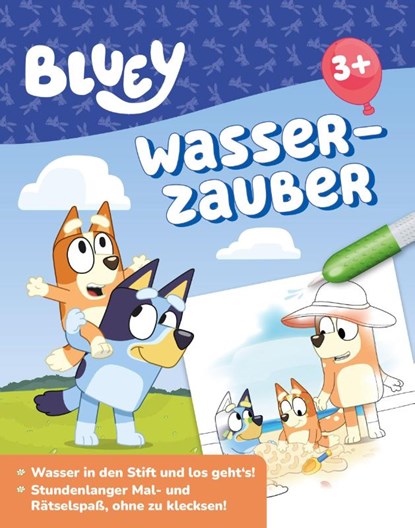 Bluey Wasserzauber: Einfach mit Wasser malen!, Schwager & Steinlein Verlag - Gebonden - 9783849949341