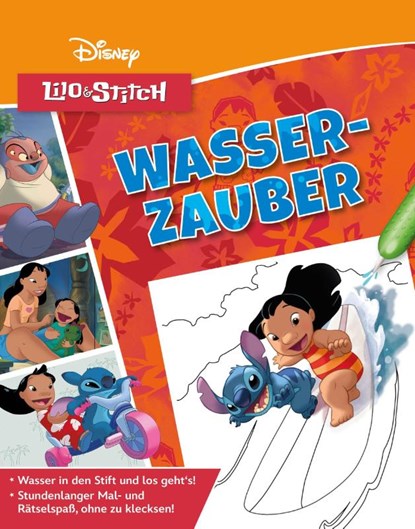 Disney Stitch Wasserzauber: Einfach mit Wasser malen!, Schwager & Steinlein Verlag - Gebonden - 9783849949860