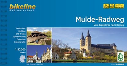 Bikeline Mulde-Radweg 1 : 50 000, Esterbauer Verlag - Paperback - 9783850000093