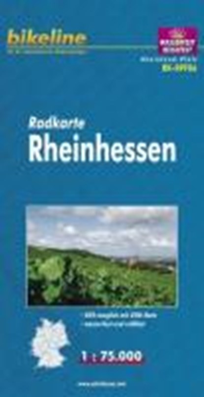 Bikeline Radkarte Rheinhessen 1 : 75 000, niet bekend - Overig - 9783850003216