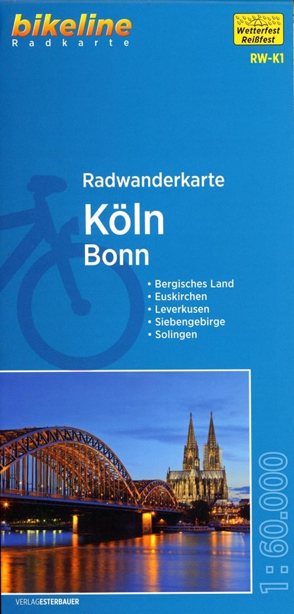 Bikeline Radwanderkarte Köln / Bonn 1 : 60 000, niet bekend - Gebonden - 9783850004039