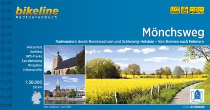 Bikeline Radtourenbuch Mönchsweg, Esterbauer Verlag - Paperback - 9783850004978