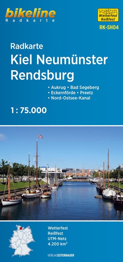 Bikeline Radkarte Kiel Neumünster Rendsburg 1 : 75 000, niet bekend - Overig - 9783850005937