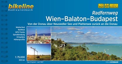 Bikeline Radtourenbuch Wien-Balaton-Budapest, niet bekend - Paperback - 9783850007351