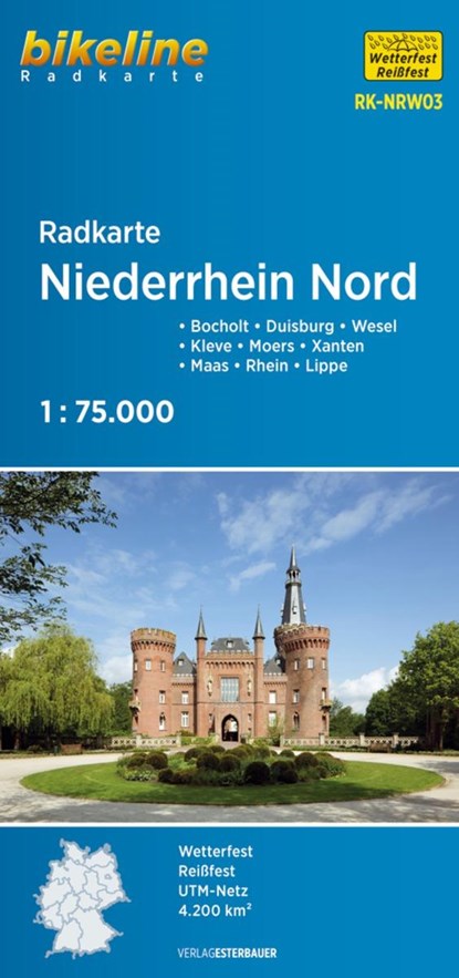 Radkarte Niederrhein Nord (RK-NRW03), Esterbauer Verlag - Overig - 9783850007689