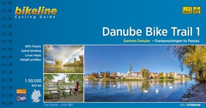 DANUBE BIKE TRAIL 1 DONAUESCHINGEN TO PA, Esterbauer Verlag - Gebonden - 9783850007863