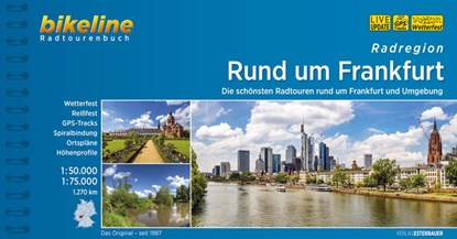 Rund um Frankfurt 1 : 75 000, Esterbauer Verlag - Paperback - 9783850008426