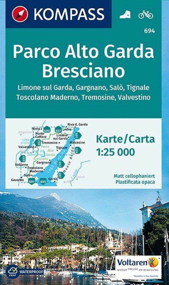 Kompass WK694 Parco Alto Garda Bresciano