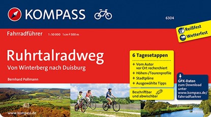 FF6304 Ruhrtalradweg Kompass, POLLMANN,  Bernhard - Losbladig - 9783850266468