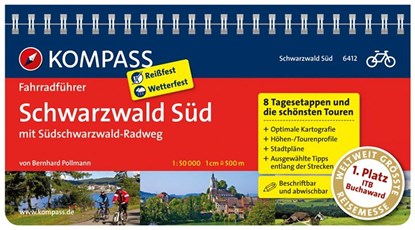 FF6412 Schwarzwald Süd mit Südschwarzwald Radweg Kompass, POLLMANN,  Bernhard - Losbladig - 9783850267632