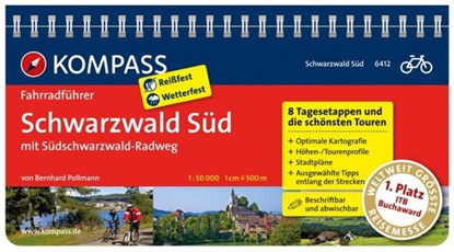 Schwarzwald Süd mit Südschwarzwald Radweg, Bernhard Pollmann - Paperback - 9783850267632