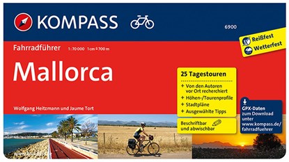 KOMPASS Fahrradführer Mallorca, Wolfgang Heitzmann - Paperback - 9783850267687