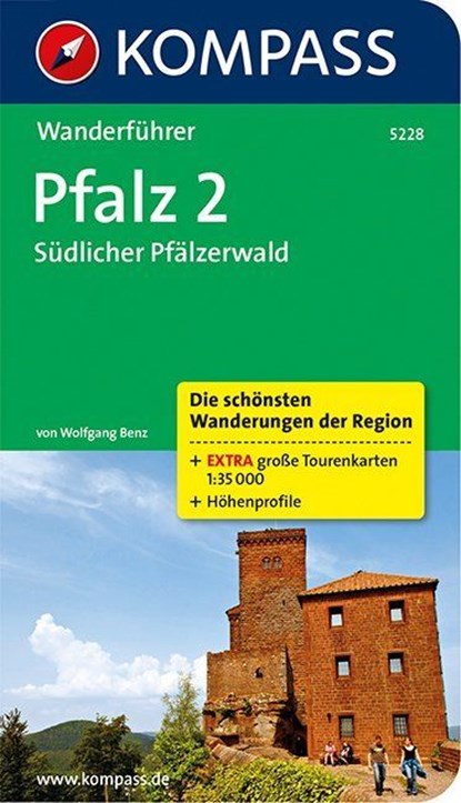 Pfalz 2, Südlicher Pfälzerwald, BENZ,  Wolfgang - Paperback - 9783850268158