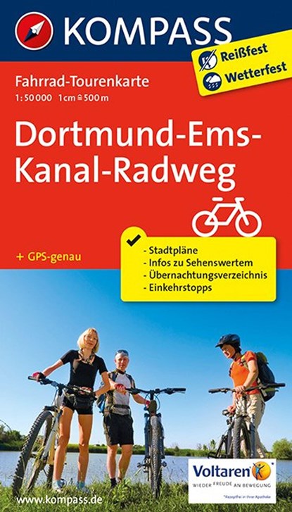 Kompass FTK7053 Dortmund-Ems-Kanal-Radweg, niet bekend - Losbladig - 9783850269759