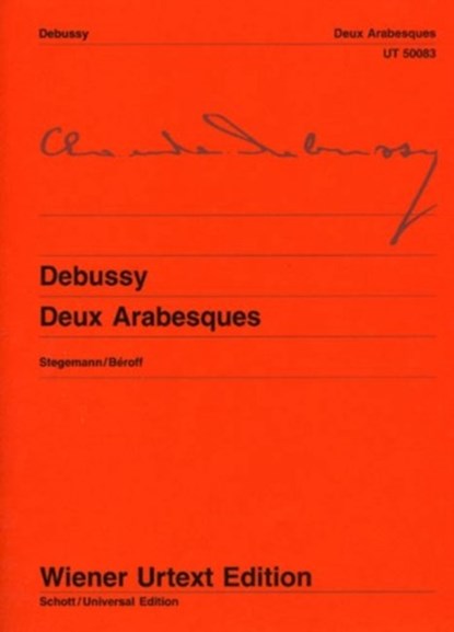 2 ARABESQUES, CLAUDE DEBUSSY - Paperback - 9783850550802