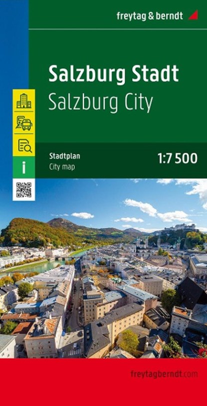 Salzburg City City Map 1:7 500 - 1:15 000, Freytag - Gebonden - 9783850841184