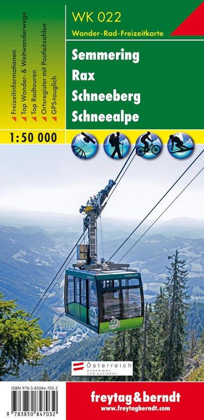 Semmering - Rax - Schneeberg - Schneealpe, niet bekend - Overig - 9783850847032