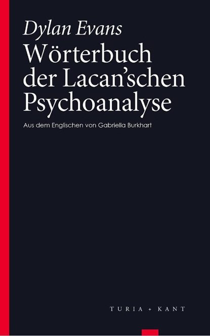 Wörterbuch der Lacan'schen Psychoanalyse, Dylan Evans - Paperback - 9783851327946