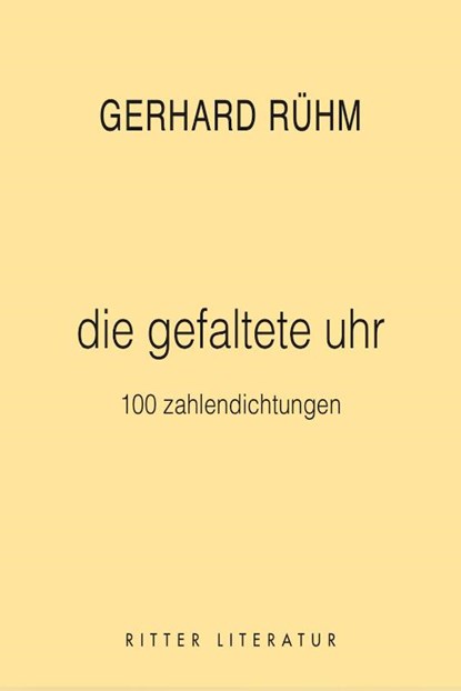 die gefaltete uhr, Gerhard Rühm - Paperback - 9783854156598