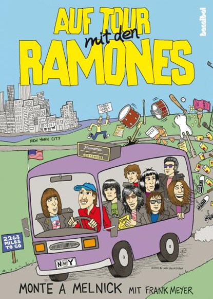 Auf Tour mit den Ramones, Monte A. Melnick ; Frank Meyer - Paperback - 9783854453277