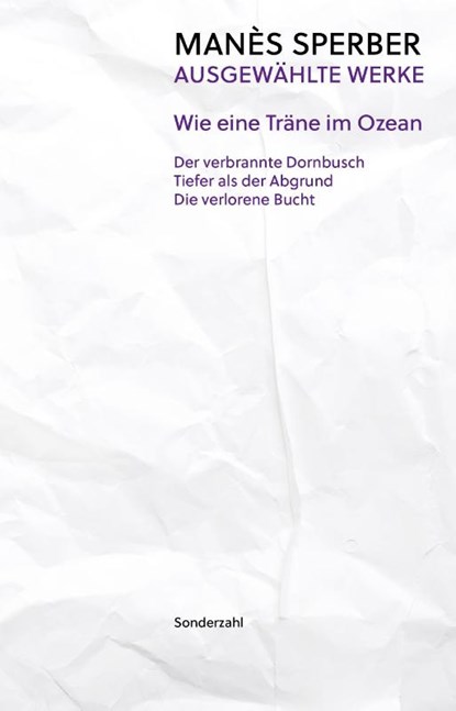 Wie eine Träne im Ozean, Manès Sperber - Gebonden - 9783854496298